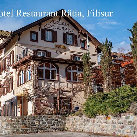 Hotel Restaurant Rätia Filisur Exterior foto